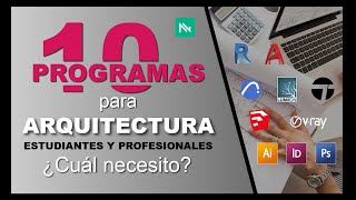 10 PROGRAMAS PARA ARQUITECTURA QUE DEBES APRENDER EN 2021 [upl. by Trbor89]