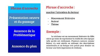 Commentaire composé français seconde générale [upl. by Nilya]