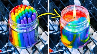 34 DIY Candle Ideas  Candle Making Designs And Hacks [upl. by Elletnahs]