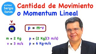 Cantidad de Movimiento o Momentum lineal  linear momentum [upl. by Yerahcaz882]