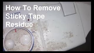 Sticky Tape Residue Removal [upl. by Simmons]