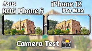 Asus ROG Phone 5 vs iPhone 12 Pro Max Camera Test Comparison [upl. by Satsoc]