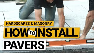 How To Install a Granite Slab Paver Patio In Half the Time With EZ Base [upl. by Polk]