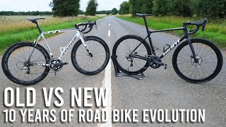 OLD vs NEW Road Bikes 10 years of evolution but which is better [upl. by Truc]