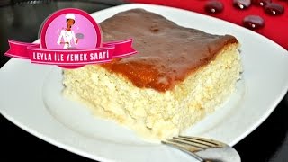 Trileçe Tarifi  Tres Leches Milk Cake  Milchkuchen Rezept [upl. by Lebar292]