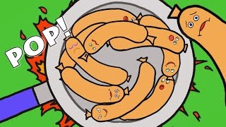 10 Fat Sausages Song for Kids [upl. by Ecnerwaled]