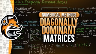 Diagonally Dominant Matrices  Numerical Methods [upl. by Anek]