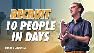 Network Marketing Recruiting – How To Recruit 10 People In 10 Days [upl. by Attenwahs36]