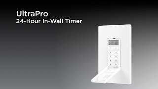 40955 UltraPro 24Hour InWall Timer [upl. by Uriah]