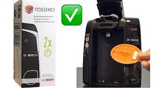 Tassimo JOY Entkalken  Anleitung  Bosch TAS4503 [upl. by Devol]