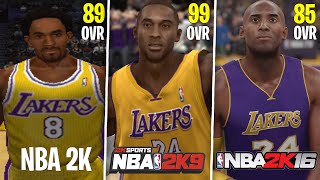 Scoring With Kobe Bryant In Every NBA 2K Game [upl. by Elac]