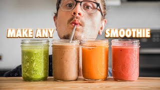 The Easy Guide On Making Just About Any Smoothie [upl. by Phia927]