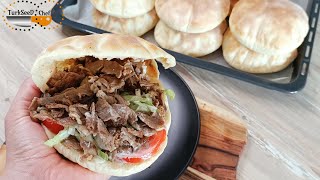 PAIN KEBAB MAISON Très Facile Avec Du Lait SousTitré [upl. by Hercules]