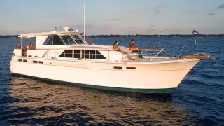 Welcome Aboard this Chris Craft Commander 47 [upl. by Ocsecnarf]