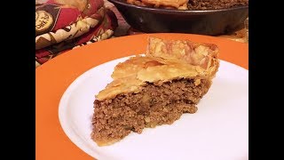 Tourtière Meat Pie Recipe • A Delicious Traditional Dish from Québec  Episode 179 [upl. by Noryahs]