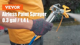 VEVOR Airless Paint Sprayer Stand Spray Gun Painting Machine [upl. by Cirtemed]