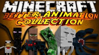 Minecraft Mod Showcase  BETTER ANIMATION COLLECTION [upl. by Linnette]