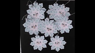 DIY Snowflake Tags [upl. by Haikezeh]