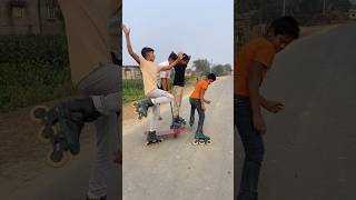 JawDropping Skating Stunts Not for Beginners🛼😭inlineskatingskatingskatersytshortsshorts [upl. by Mchenry750]