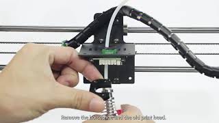 Anycubic I3 Mega printhead replace [upl. by Tak676]