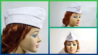 Tutorial Gorro de COCINERO estilo MILITAR [upl. by Nainatrad]