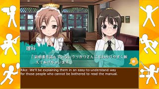 English Sub Haganai PSP Part 1  Tutorial [upl. by Nilcaj320]