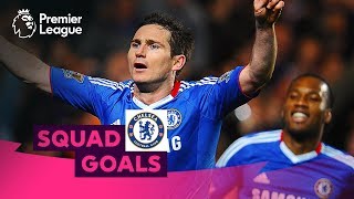 Crazy Chelsea Goals  Lampard Hazard Drogba  Squad Goals [upl. by Panta]