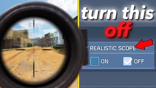 How To Have Your BEST SNIPER SETTINGS In COD MOBILE [upl. by Krein790]