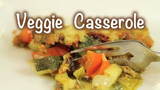 Healthy Pesto Vegetable Casserole Recipe  Rockin Robin Cooks [upl. by Nallak]