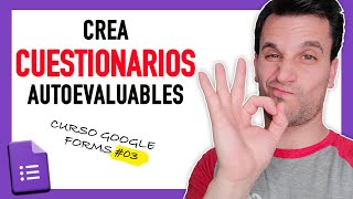 📊 Crea CUESTIONARIOS autoevaluables con Google FORMULARIOS [upl. by Mulac]