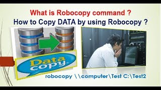 What is Robocopy command  How to Copy DATA on Network by using Robocopy [upl. by Najram]