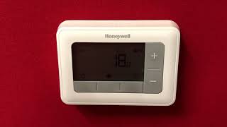 How to Lock and Unlock a Honeywell Home T4 Series Thermostat  MWPHScouk [upl. by Atekan767]