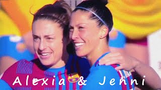 Alexia amp Jenni scenes Vs Rayo Vallecano 02032022 [upl. by Nidya]