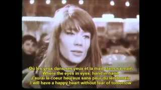 Tous les garcons et les filles Francoise Hardy French English Lyrics [upl. by Teiv]