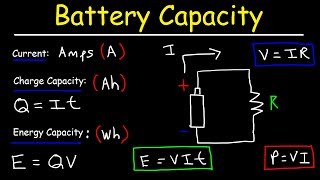 Battery Capacity  AmpHours mAh and WattHours [upl. by Guenna134]