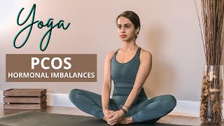 Yoga For PCOS Hormonal Imbalances amp Irregular Periods  Part 1  Effective Asanas for Cure [upl. by Allayne604]