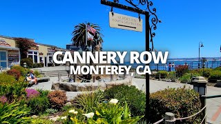 Exploring Cannery Row in Monterey California USA Walking Tour canneryrow monterey [upl. by Latterll]