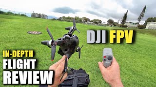 DJI FPV Drone Flight Test Review IN DEPTH  Motion Control amp Fly More Kit How Does It REALLY Work [upl. by Adlecirg]