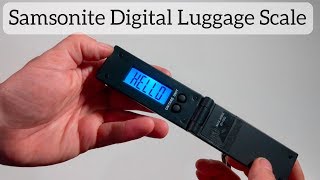 Samsonite Foldable Digital Luggage Scale First Look [upl. by Eselrahc259]