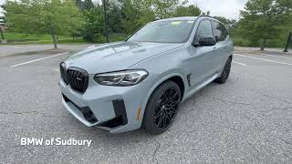 2022 BMW X3 M Competition LCI  Whats New  Video Walkaround Brooklyn Grey [upl. by Lyreb]