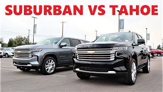 2021 Chevy Suburban Vs 2021 Chevy Tahoe What Is The Real Difference And Which Should You Buy [upl. by Aceber]