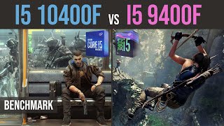 intel i5 10400f vs intel i5 9400f test in 8 games [upl. by Leonanie]