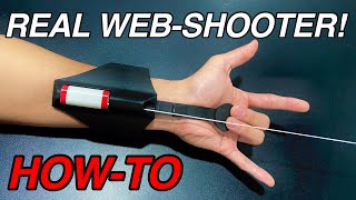 How to SpiderMan Web Shooter FUNCTIONAL Real DIY No Way Home [upl. by Faro183]