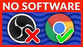 How to live stream without software  OBS alternative [upl. by Eillam863]