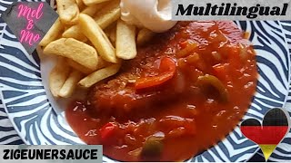 ZIGEUNERSAUCE 🧡 Zigeunerschnitzel • Rezept • Zigeunersoße [upl. by Trini]