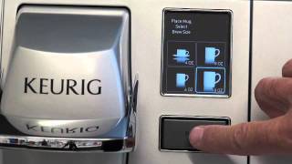 How to descale a Keurig® B155 Brewing System [upl. by Graff773]