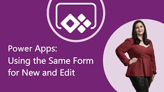 PowerApps Using the Same Form Control for New and Edit [upl. by Steffy]