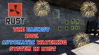 🌲 The EASIEST 100 fully automatic memory cell sprinkler system for RUST farming 20 🌲 [upl. by Anial583]