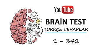 Brain Test Cevapları 1  342 Tüm Bölümler Hepsi Güncel  2021 [upl. by Ashford529]