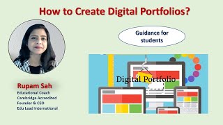 Creating Digital Portfolio  guidance for Students [upl. by Rozina628]